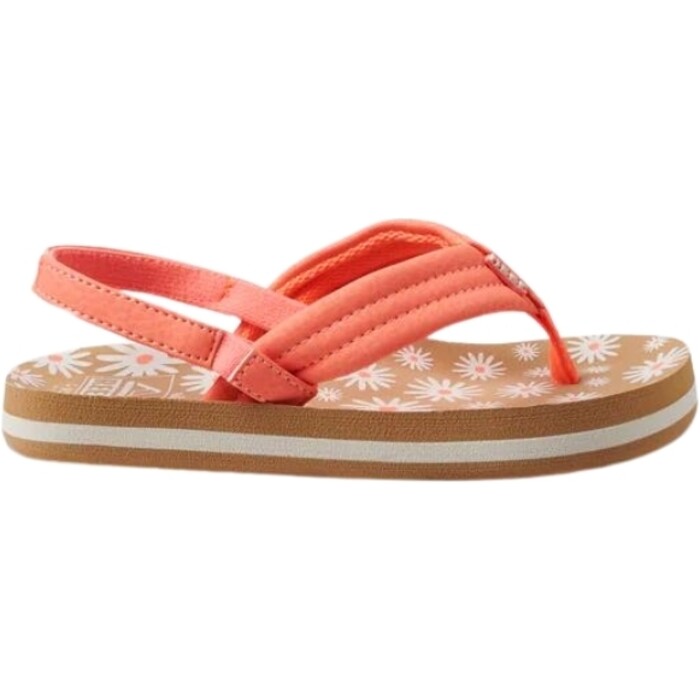 2024 Reef Toddler Little Ahi Flip Flops / Sandals CJ2840 - Daisy